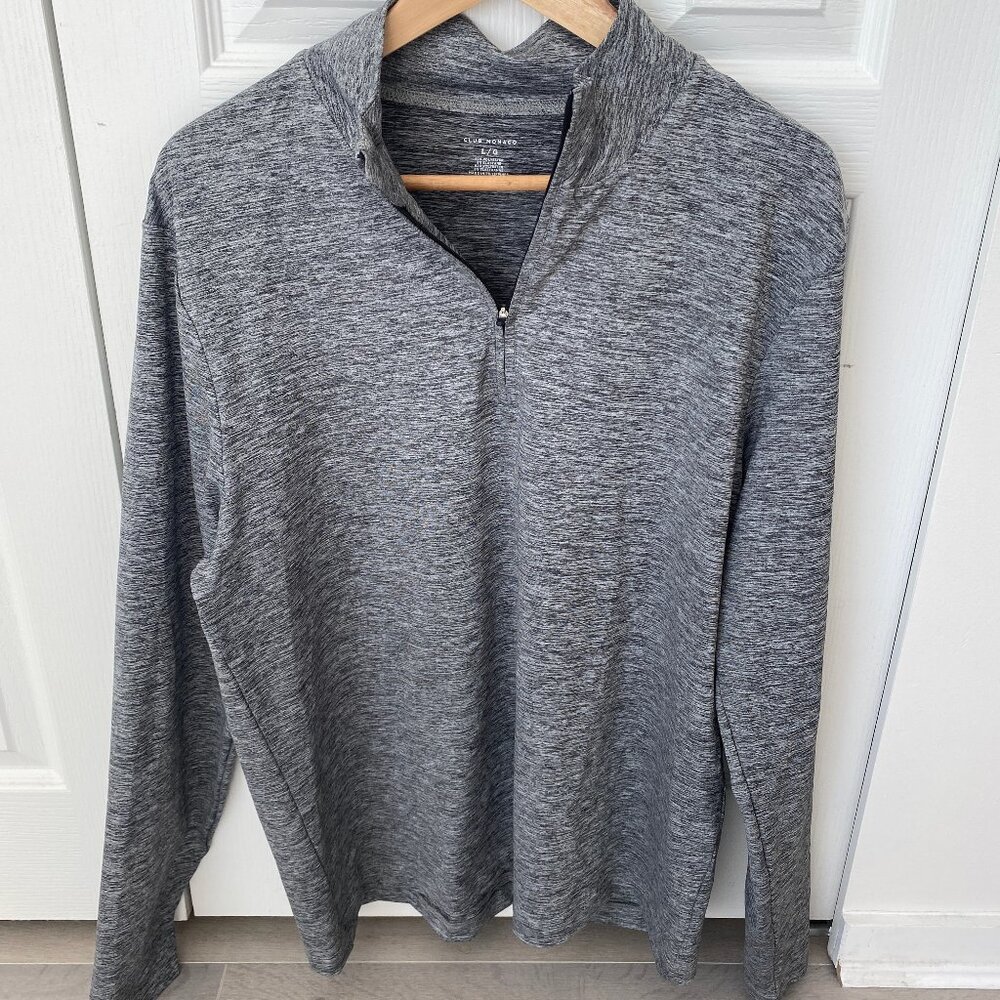 NWOT Men's Club Monaco Athletic Zip Sweater